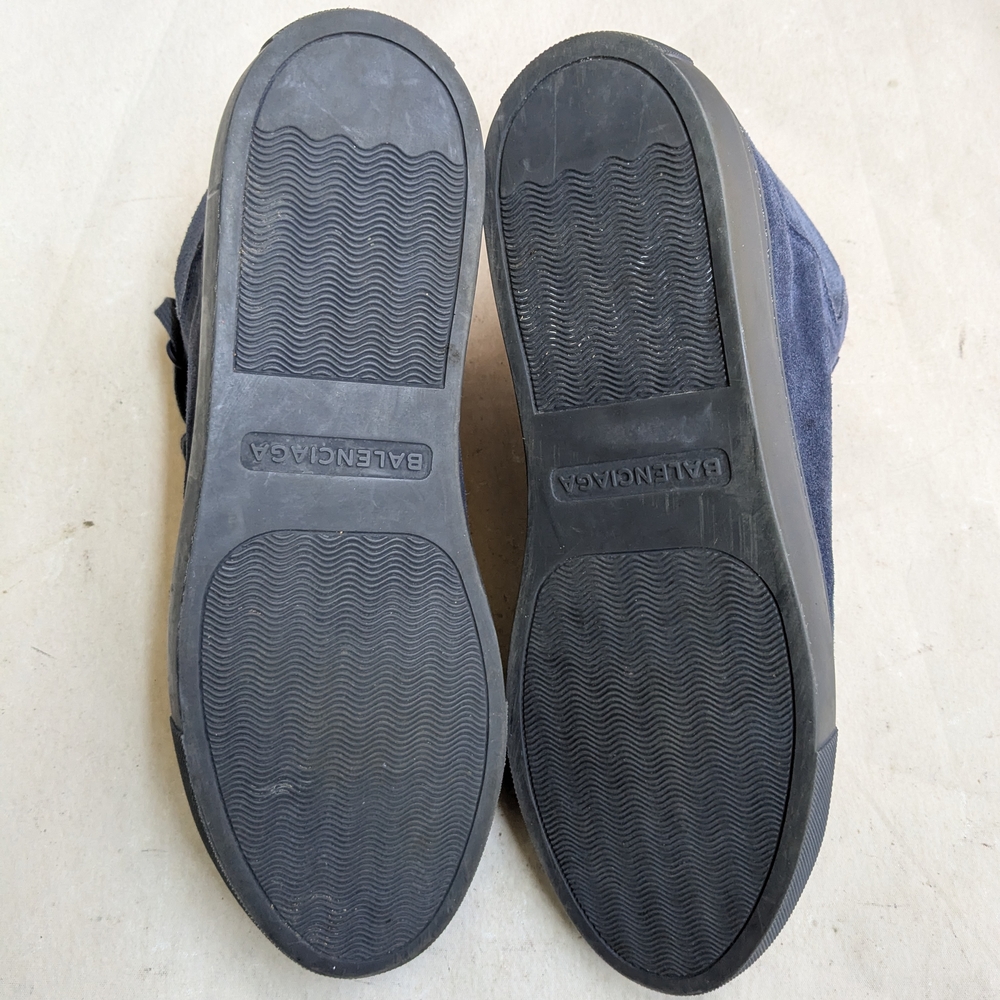 Balenciaga Blue Suede Sneakers - Picture 14 of 16
